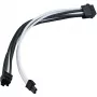 Predlžovací napájací kábel SILVERSTONE PP07E 8‑pin PCIe 30 cm (čierna/biela)