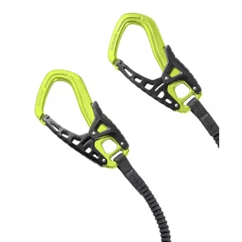 Záchytný postroj a polohovací pás Edelrid Cable COMFORT TRI — čierna/zelená, 532 g, minimálna hmotnosť používateľa 40 kg
