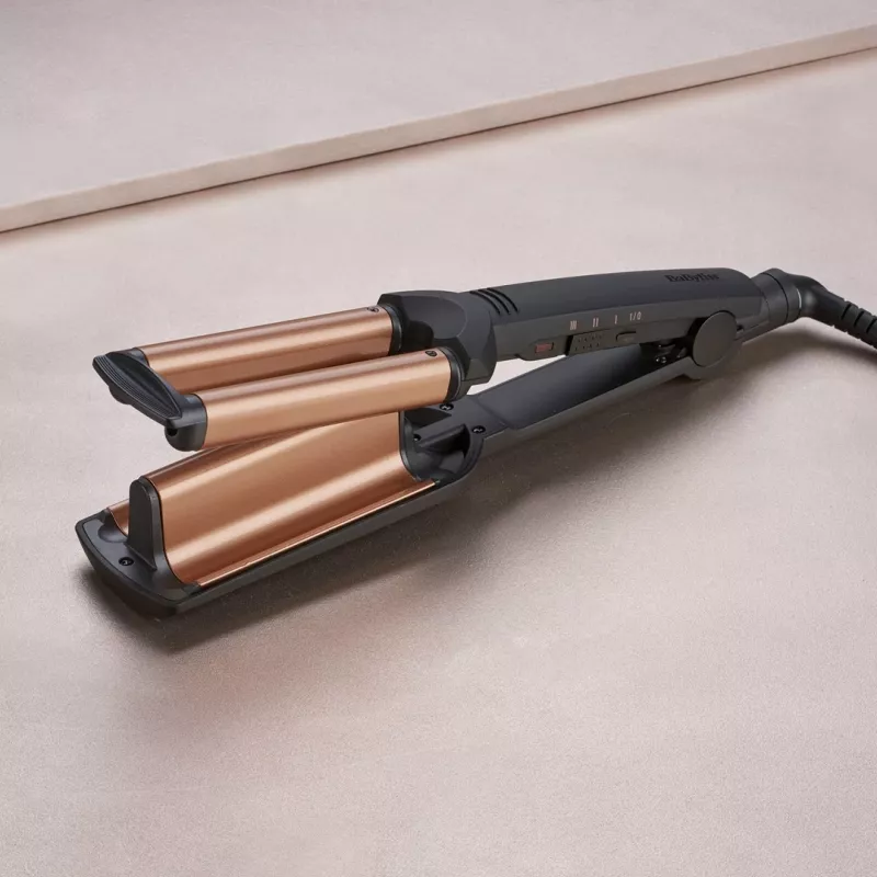 BaByliss Deep Waves kulma Warm Black, oranžová 98,4 (2,5 m)