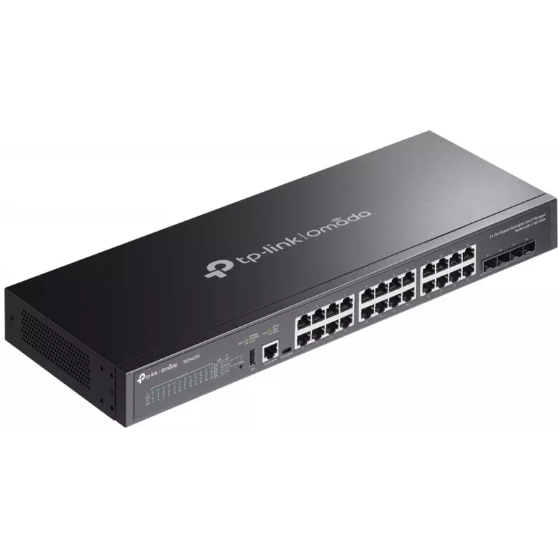 TP-Link Omada SG5428X sieťový switch managed L3 Gigabit Ethernet (10/100/1000) čierny