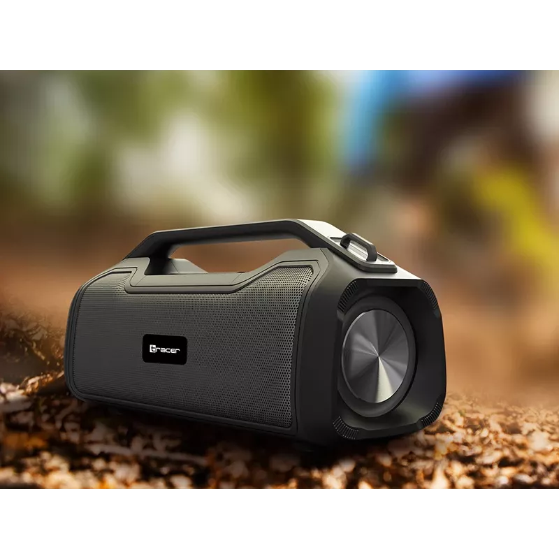 Stereo prenosný reproduktor TRACER BigBoy TWS Bluetooth 40 W RMS, Bluetooth 5.3, 12 h batéria, čierny