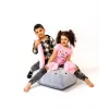 Sako bag pouf Mouse grey-pink L 110 x 80 cm