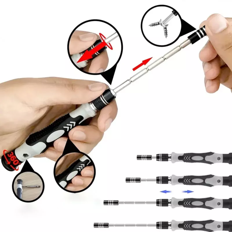 Extralink sada precíznych skrutkovačov, 118 v 1 Torx skrutkovače a precízne nástroje