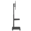 TV stojan ergo office ER-304 B, max. nosnosť 50 kg, VESA 600x400