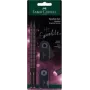 Grafitová ceruzka Faber-Castell 118296 B čierna ružová 2 kusy