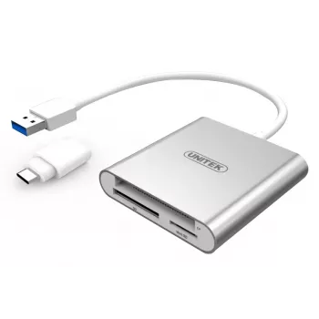 Unitek čítačka flash kariet USB3.0 + USB Type-C, 9313D (Y-9313D)