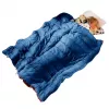 Deuter detský spací vak Starlight SQ (130-170 cm) - nightblue/redwood