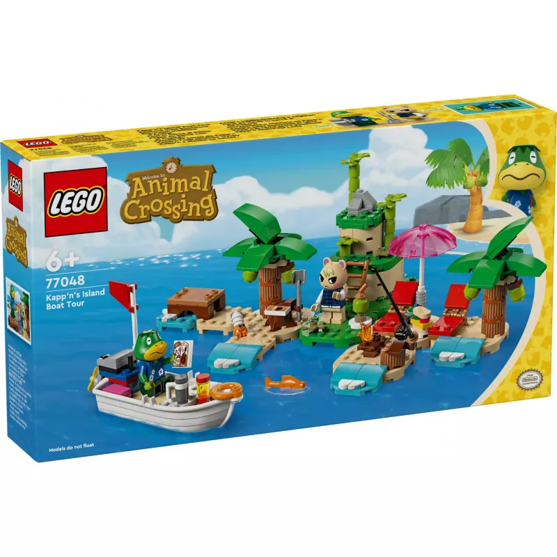 LEGO stavebná hračka 77048 Animal Crossing plavba loďou s kapitánskym ostrovom