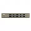 Neupravovaný switch TENDA TEG1024D 24-port Gigabit Ethernet, 48 Gbps, 8000 MAC tabuľka, modrý