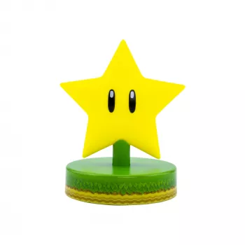 Stolové svietidlo Paladone Super Mario Super Star ikonické svetlo — dekoratívne LED nočné svetlo
