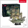Cubic Fun 3D LED puzzle Lietajúci Holanďan, 360 dielikov (306-L527H)