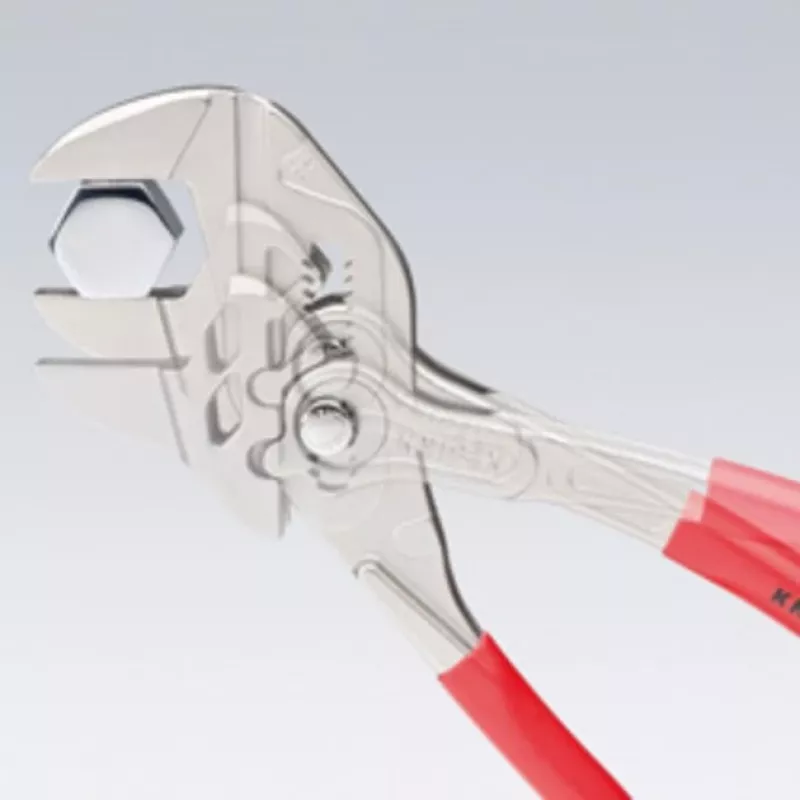 Knipex kliešťový kľúč 250 poniklované PVC leštené čeľuste