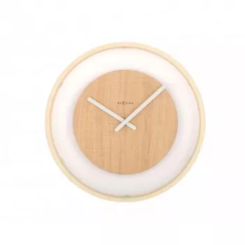 NeXtime hodiny 3046 Wood Loop, Ø30 cm, nástenné, drevo