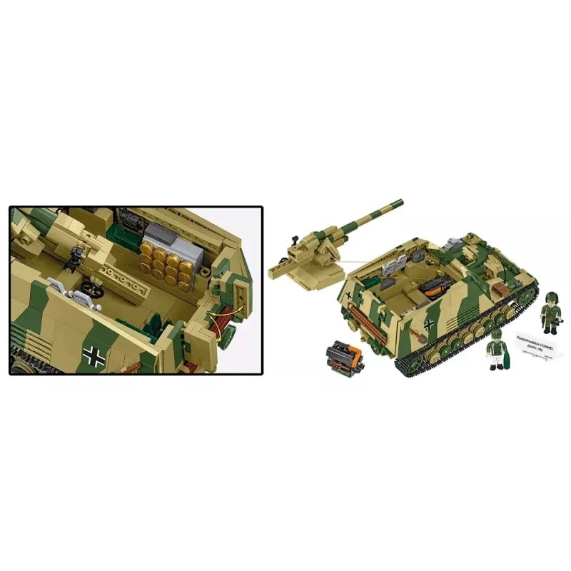 Stavebnica Cobi Panzerhaubitze Hummel 1118 dielov modelová stavebnica