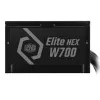 Napájací zdroj Elite NEX White 700W 80+ čierny Mesh kábel