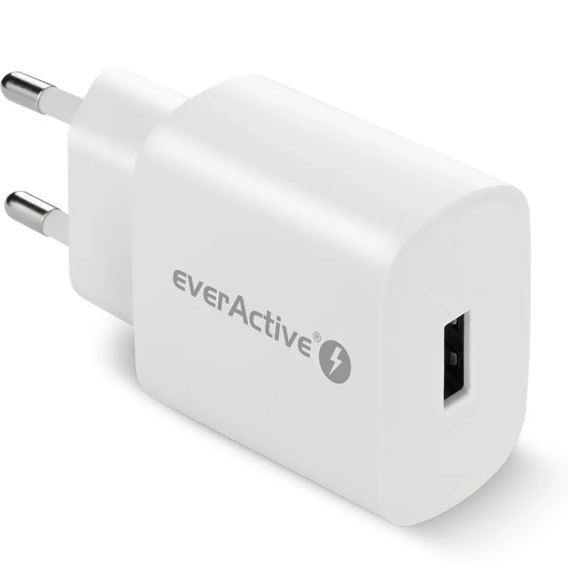 NABÍJAČKA NA TELEFÓN 1X USB 18 W QC 3.0 BIELA