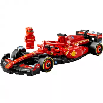 LEGO Speed Champions Ferrari SF-24 F1 sada pretekárskeho auta 77242 — 275 dielov, 1 minifigúrka, 10+ rokov
