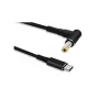 Káblový adaptér Microconnect USBC-DC-5A-15V USB C na 5,5*2,5 1,2 m čierny