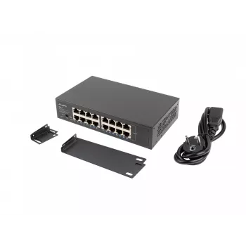 Lanberg Switch RSGE-16 Rack 10/19 (16-portový 1Gb)