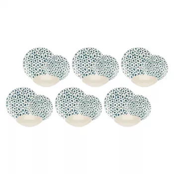 Jedálenská súprava pre 6 osôb Rose&Tulipani R18420TA18 dizajn Sea Stones, 18-dielna