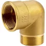 Mosadzné koleno vnútorný + vonkajší závit 42 mm (G 1 1/4), prípojka