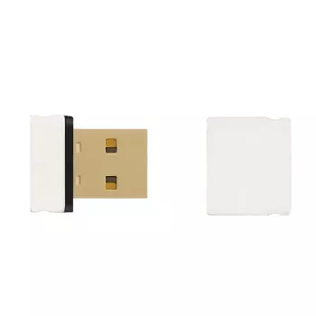 Qoltec - sieťový adaptér - USB 2.0 - 802.11b/g/n - biela