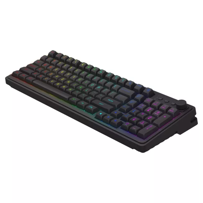 Savio Galaxis herná klávesnica USB QWERTY US anglická čierna