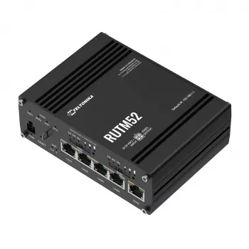 5G router Teltonika RUTM52, 5x GbE, Dual-SIM, eSIM, Wi-Fi 5