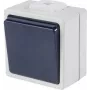 as - Schwabe 62450 nástenný vypínač IP54 sivý (62450)