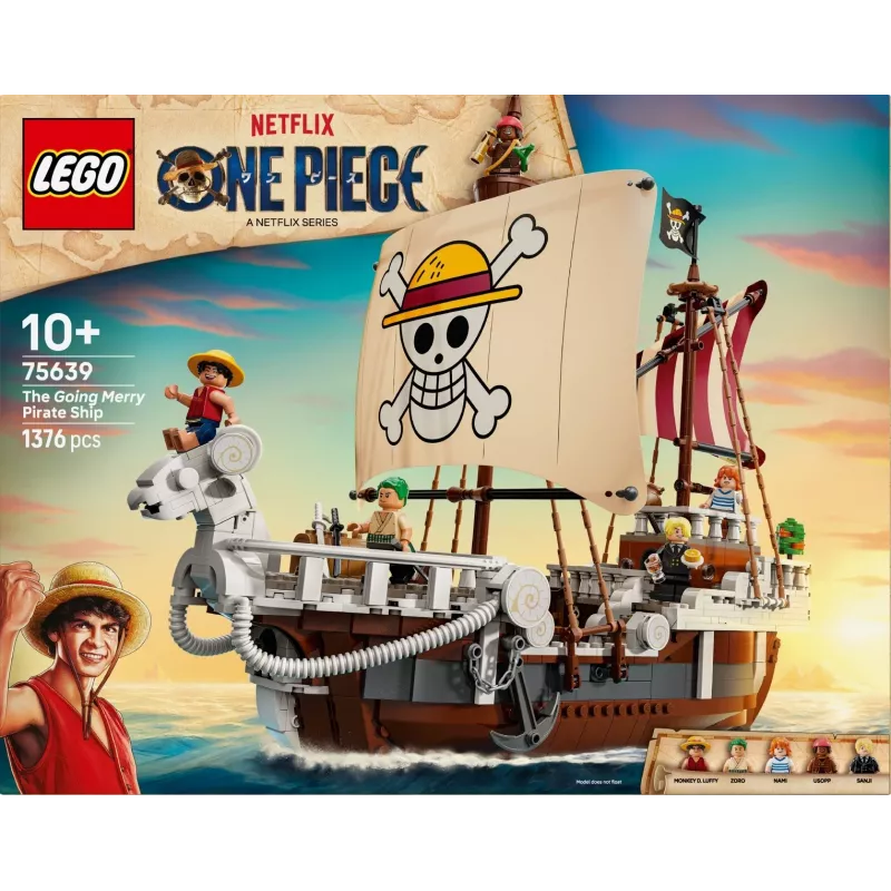 LEGO sada The Going Merry pirátska loď 75639 — One Piece model z kociek