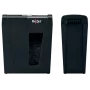Skartovač REXEL Secure X8 — krížový rez P-4, 4x40 mm, kapacita 8 listov, 14 l zásobník, čierna