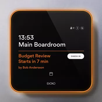 Evoko Liso Room Manager digitálne označenie dverí 20,30 cm (8) dotykové (ERM2001)
