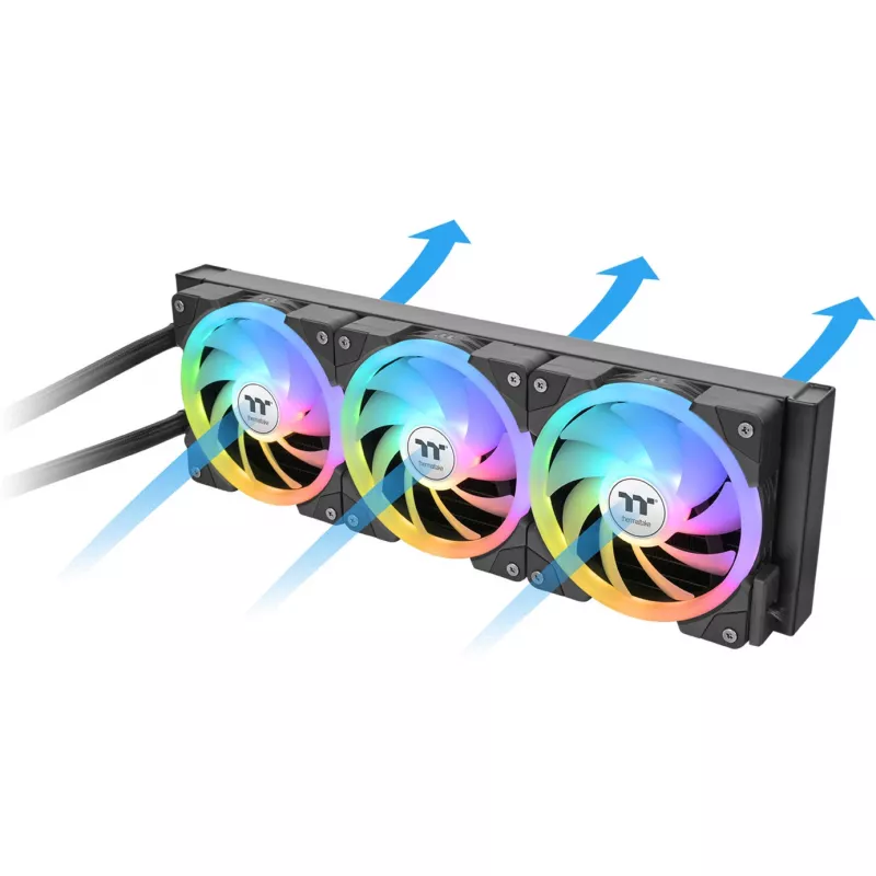 AIO kvapalinový CPU chladič THERMALTAKE MAGFloe 360 Ultra — 360-mm radiátor, RGB ventilátory