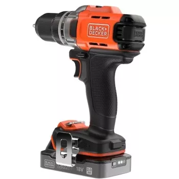 Black & Decker BCD382D1XK akumulátorový vŕtací skrutkovač, 18 V, batéria 2 Ah