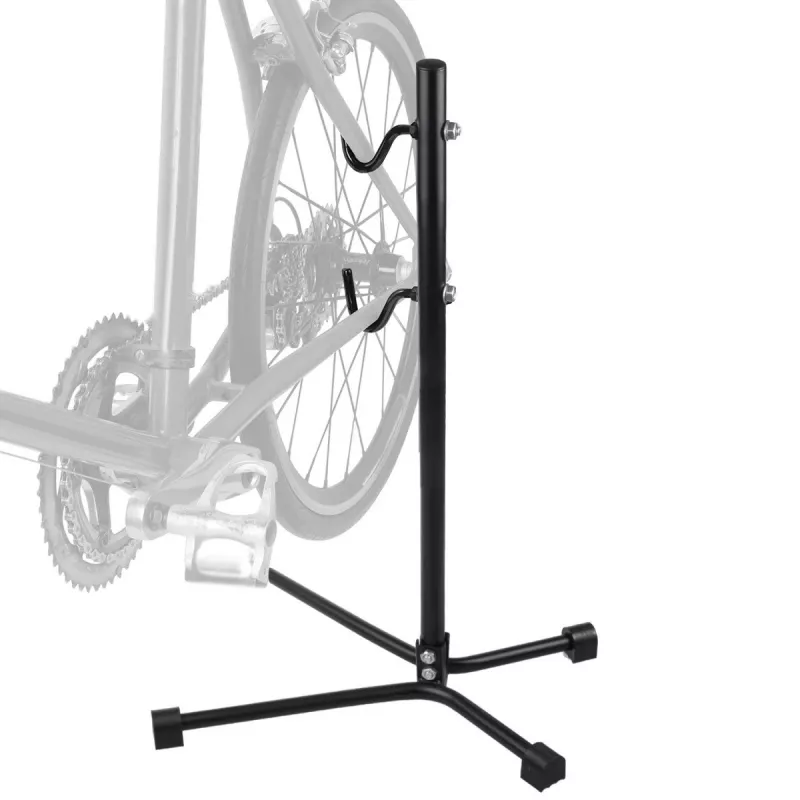 Bicyklový servisný stojan MACLEAN MC-434, skladací servisný stojan, nosnosť 20 kg, čierny