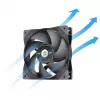 Thermaltake SWAFAN GT12 120mm skriňový ventilátor - čierny