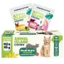 Mokré krmivo pre mačky animal island Everyday hovädzie a kuracie filé vo vývare, 40×85 g multipack