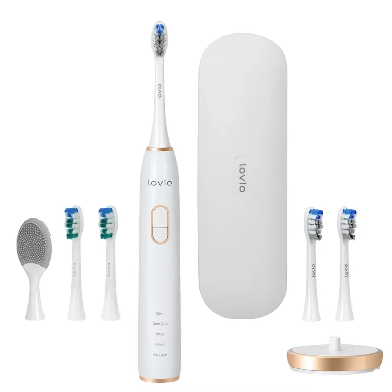 LOVIO_Home SonicProtect PRO elektrická zubná kefka biela LVTB124WH