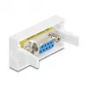 Delock 81556 modul Easy 45, Sub-D 9 zásuvka na zásuvku, 22,5 x 45 mm