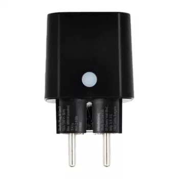 Shelly Plug PM Gen3 Matter 13A smart zásuvka, čierna