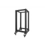 Voľne stojaci rack LANBERG OR01-6822-B 22U, 600 mm Š x 800 mm H, čierny, nosnosť 600 kg