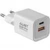 Napájací zdroj ALLNET PSU-GaNPD-USB-1A1C-45W USB-C PD a USB-A QC 45W GaN nabíjačka