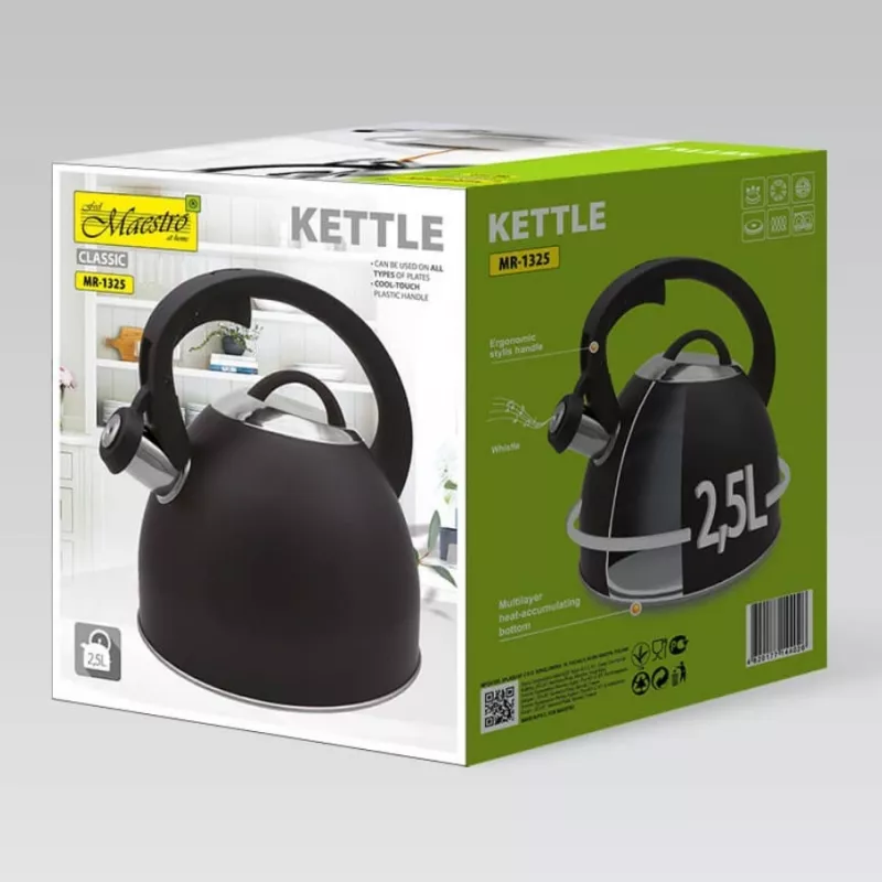 Kanvica Maestro MR-1325 2,5L čierna