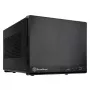 SilverStone SUGO 13 - Desktop - Mini-DTX - bez napájacieho zdroja (AT / PS/2) - čierna - USB/Audio (SST-SG13B-Q)