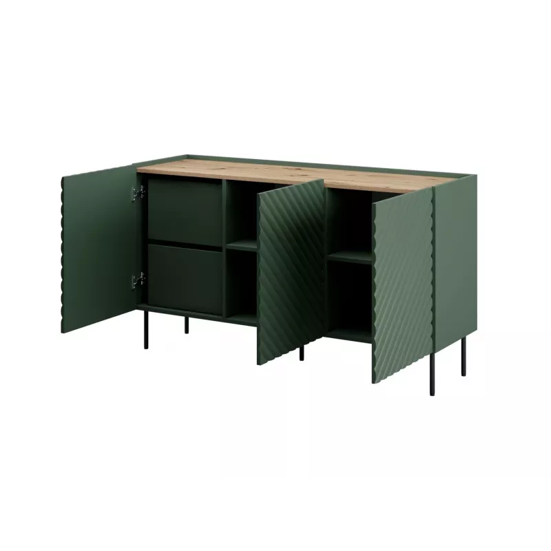 3D2SZ komoda ONDA 150x45xV85 zelená