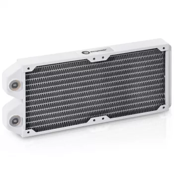 Chladič BitsPower Tarasque II 240S — meď, 240 mm, 120×273,5×24,5 mm, biely