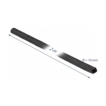 Zmršťovacia hadica DeLOCK 20792 2 m x 10 mm čierna