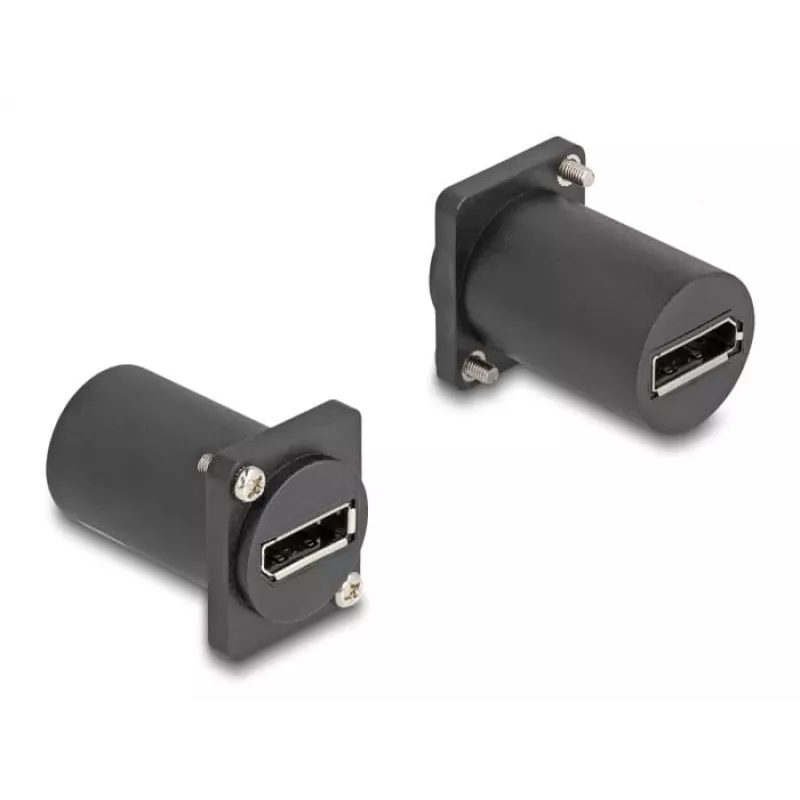 DeLOCK D-typ modul DisplayPort konektor samica na konektor samica 4K čierny