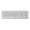 CHERRY DW 8000 klávesnica myš v balení kancelárska RF bezdrôtová francúzska strieborná, biela
