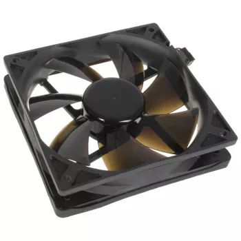 Ventilátor skrine NoiseBlocker BlackSilentPro PLPS 120 mm, 1500 U/min, 100 m³/h, 4,5 V, čierny